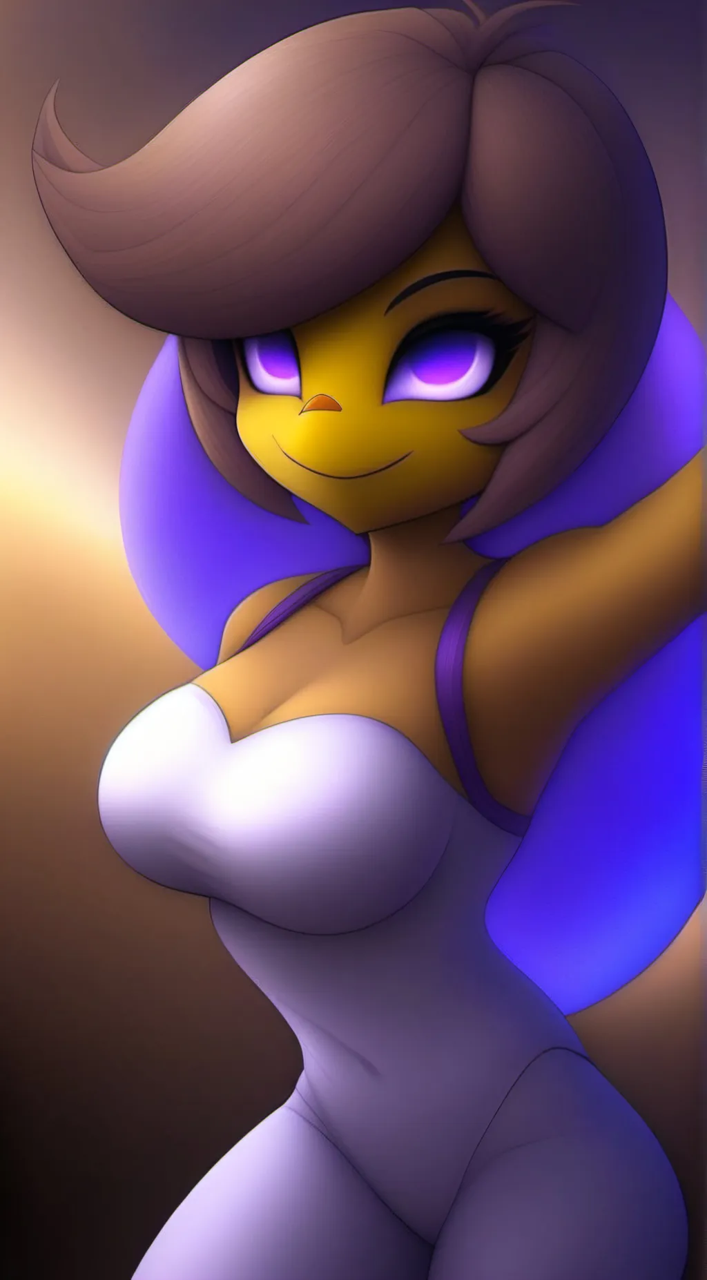 ai character: Chica (FNAF) background