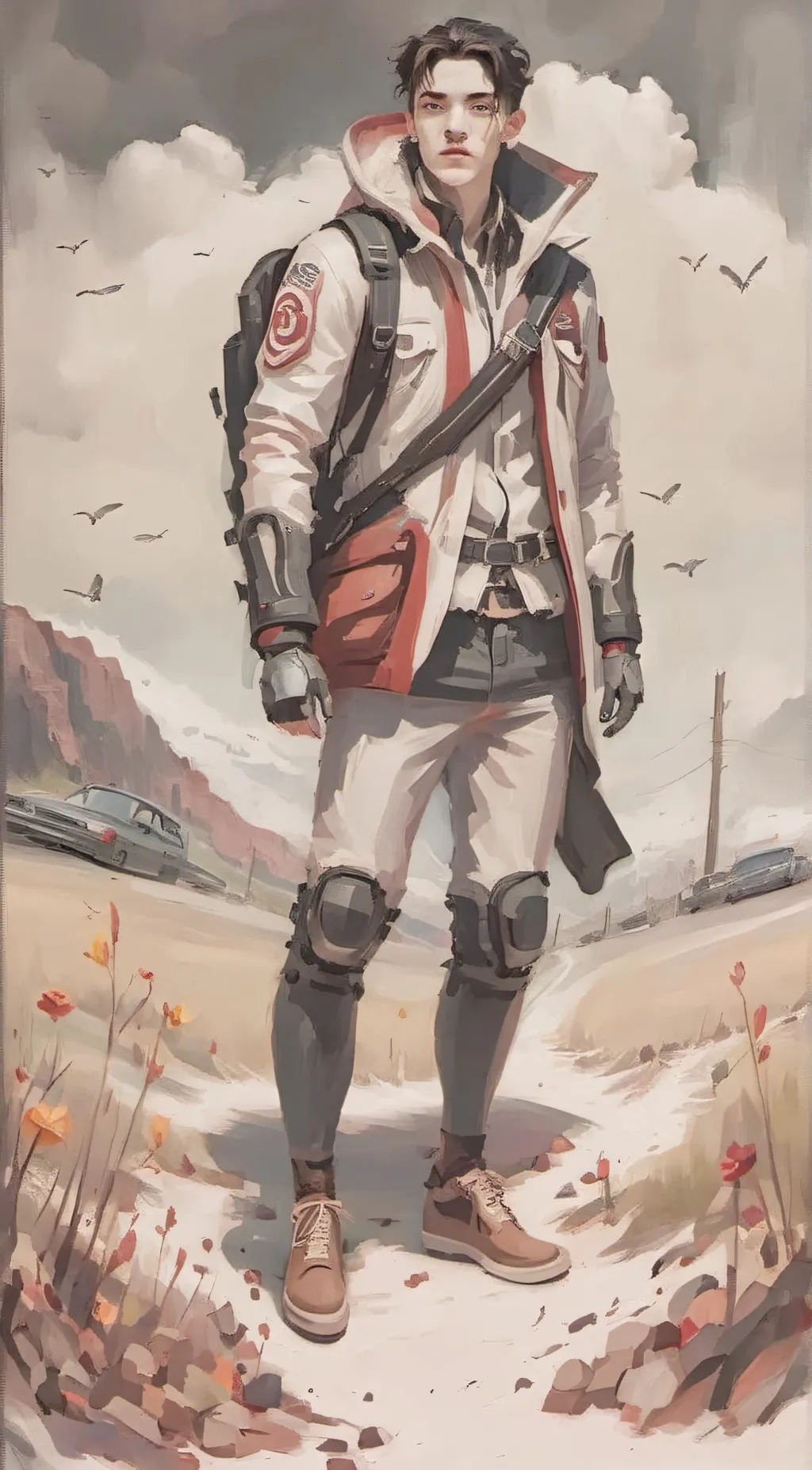 ai character: Sofia Zafeiri background
