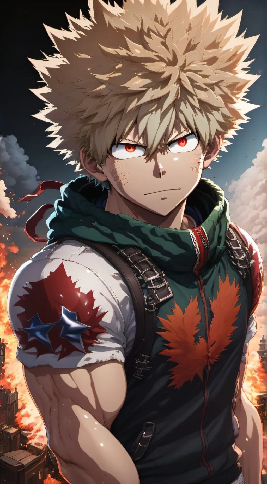 ai character: Bakugou background
