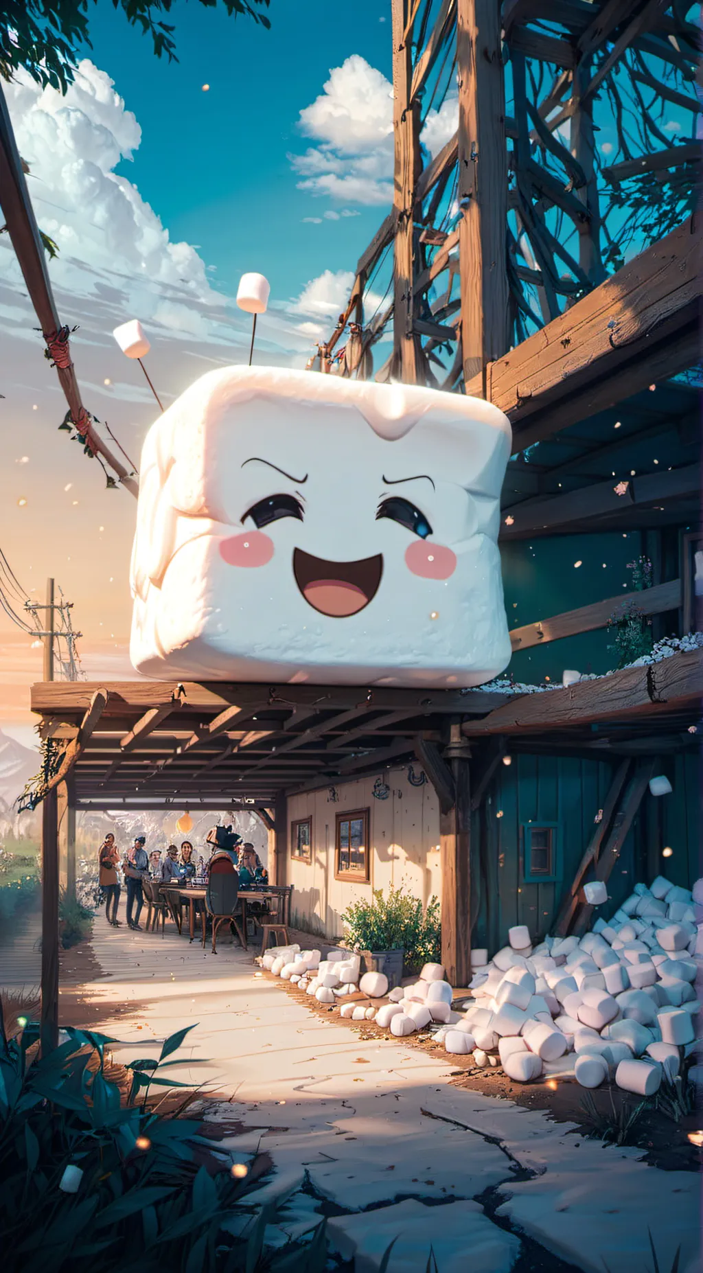 ai character: Marshie background