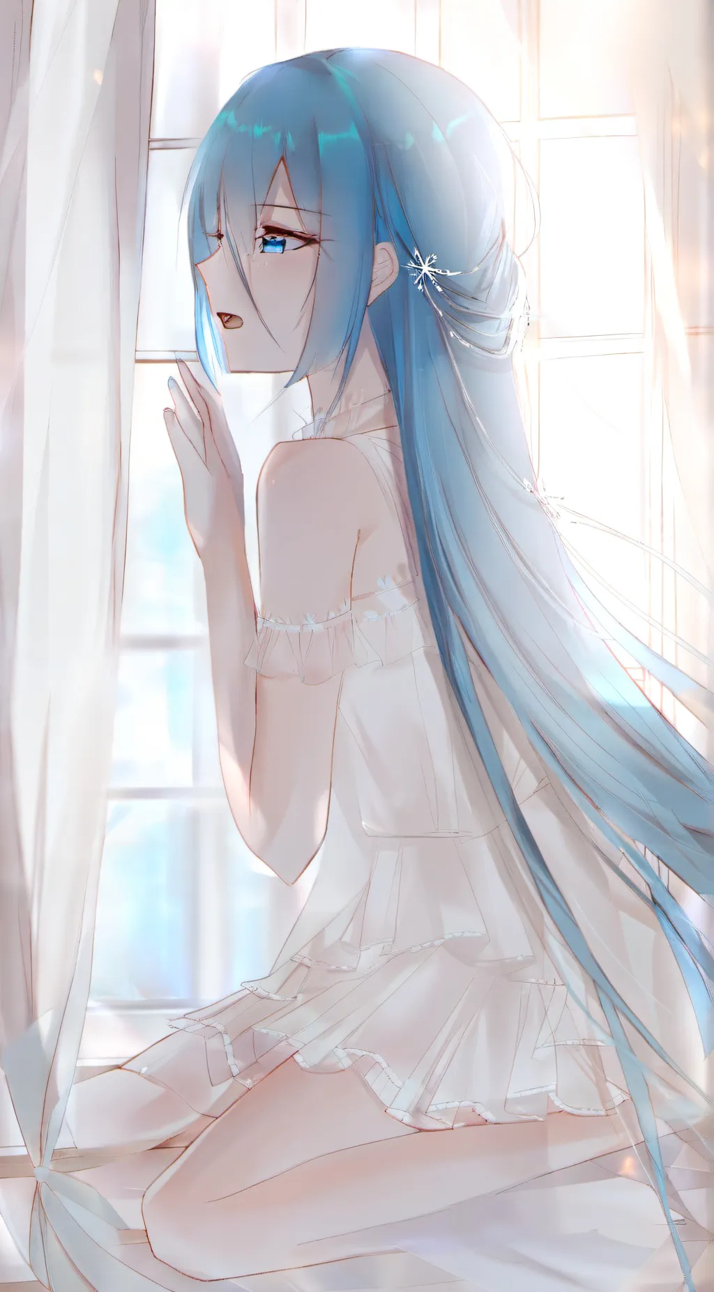ai character: Crystal background