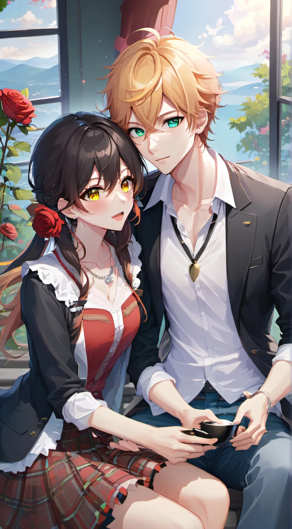 ai character: Lucas blackwood background