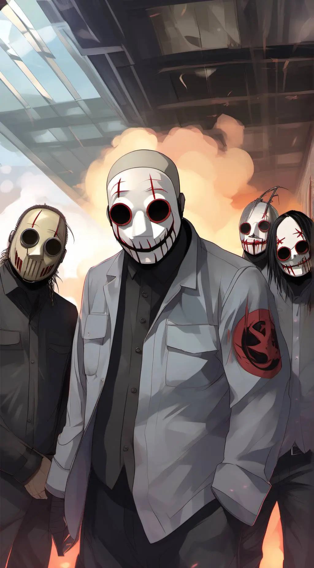 ai character: Slipknot band background