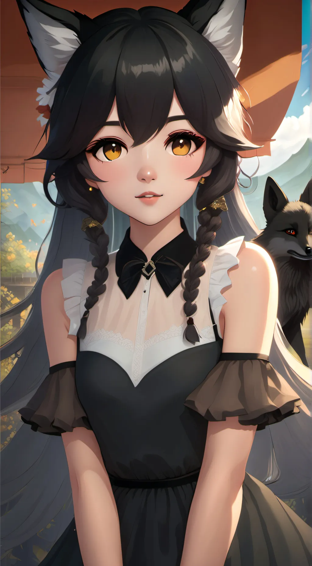 ai character: shadow  background