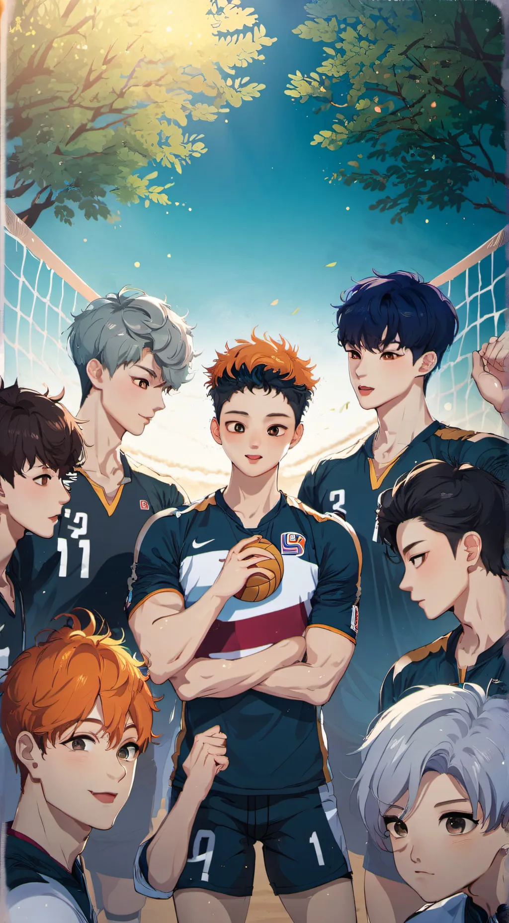 ai character: Halkyu group chat  background