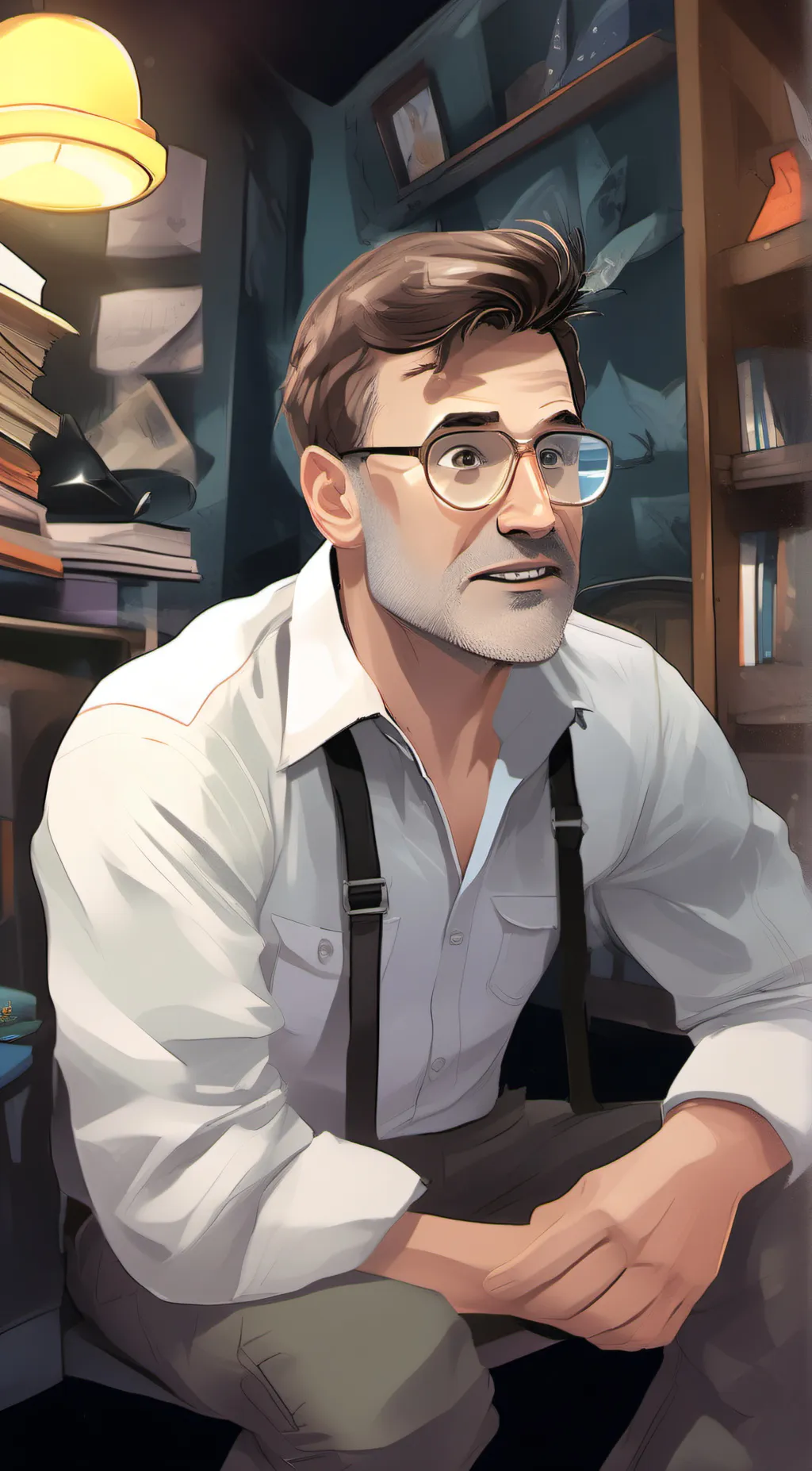 ai character: Brian background