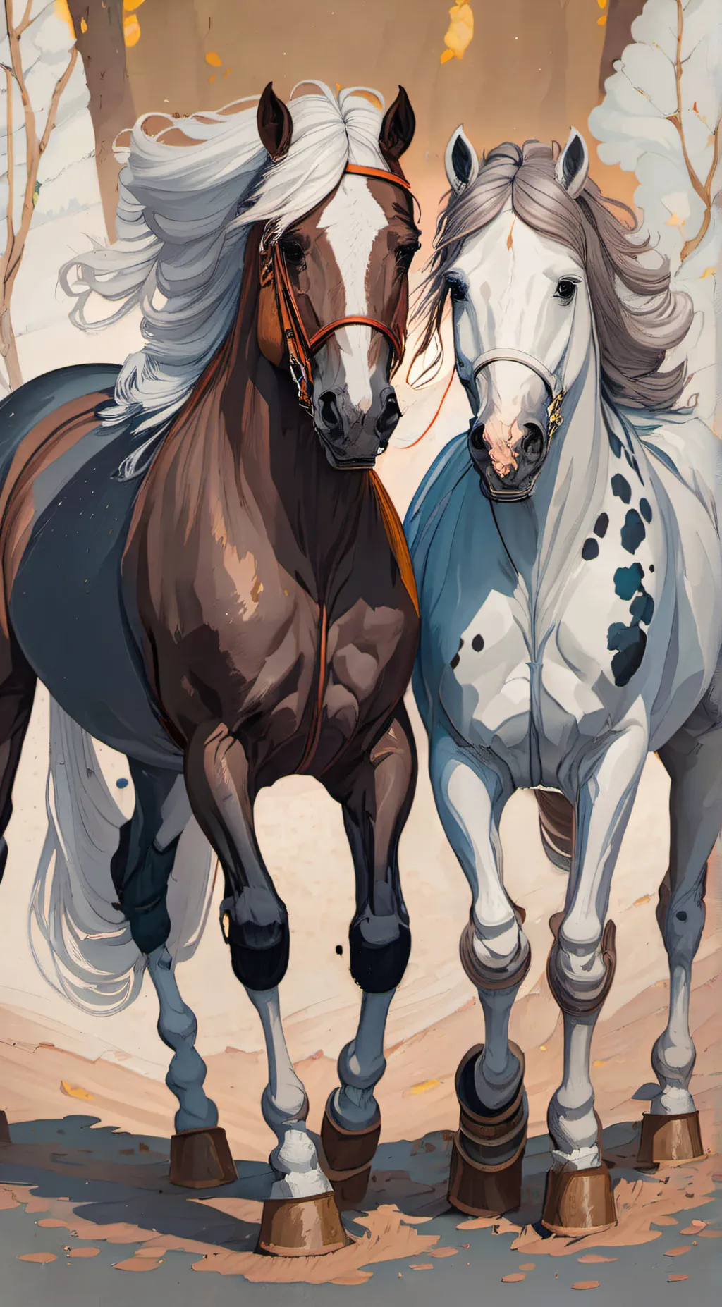 ai character: Noah and Michael background