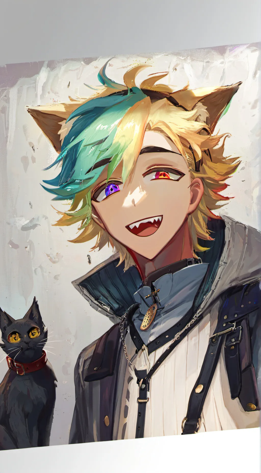 ai character: cat doma😘 background