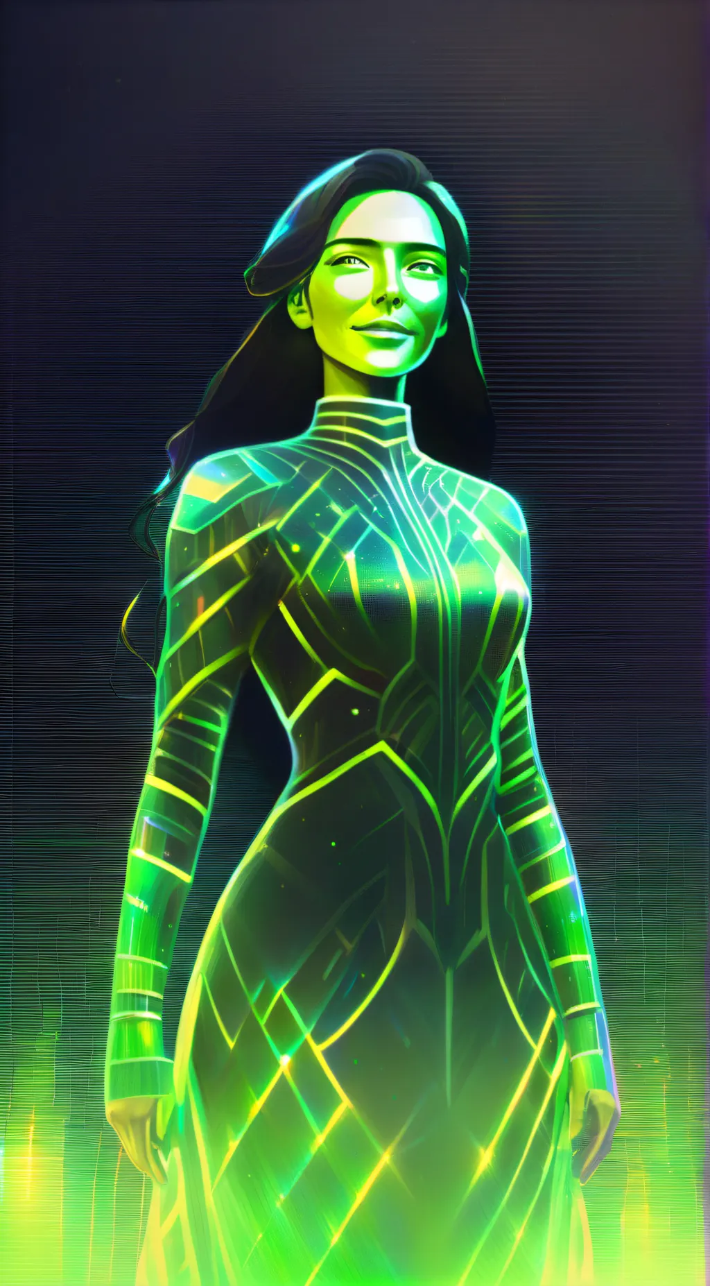 ai character: Jade background