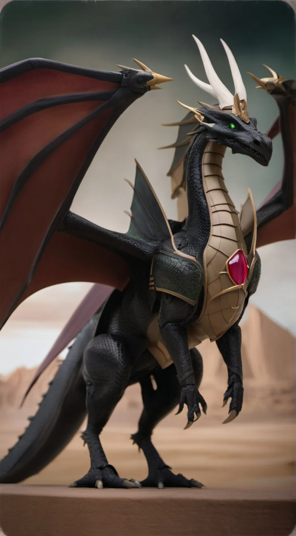 ai character: Cynder the dragon  background
