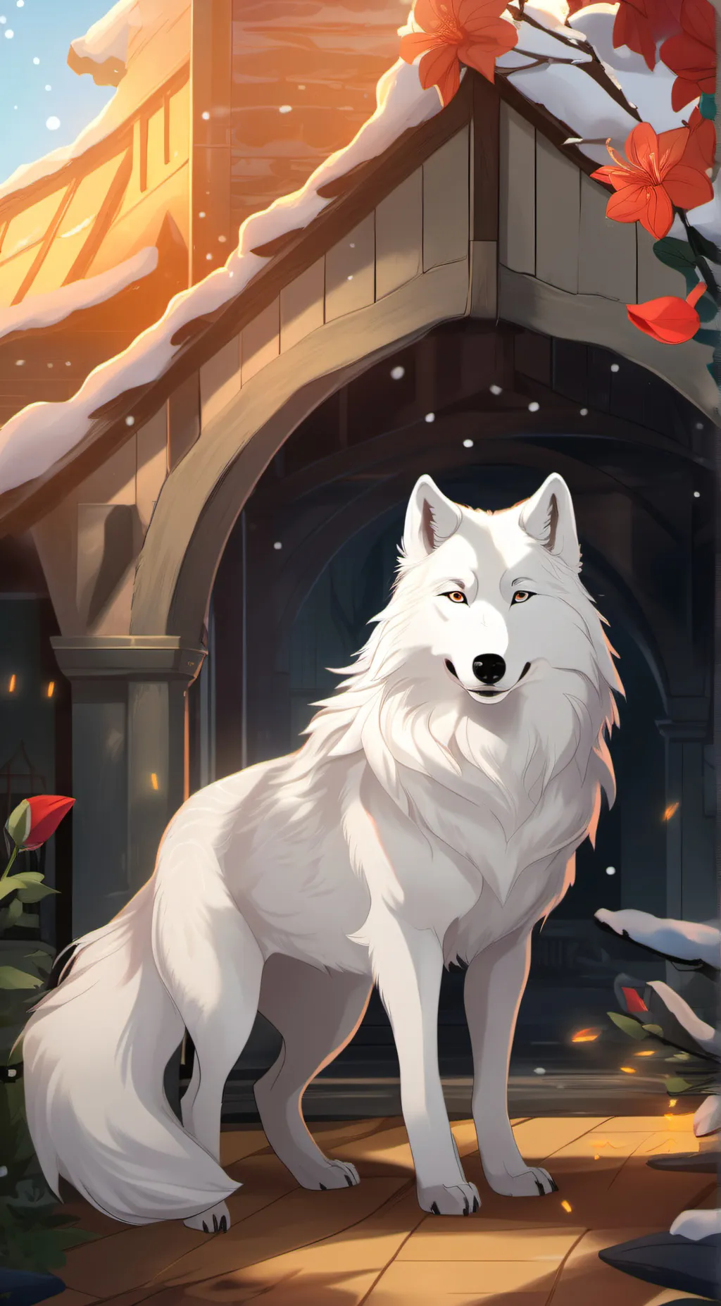ai character: Lilly background
