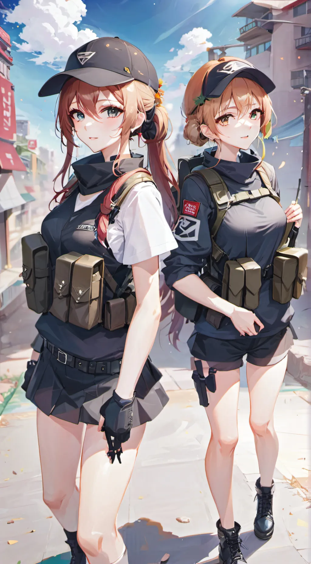 ai character: Emma and Catherine background