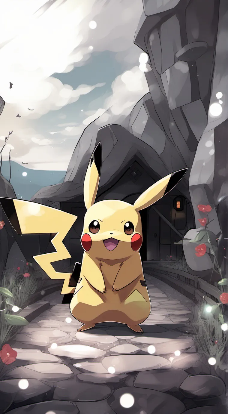ai character: pikachu background