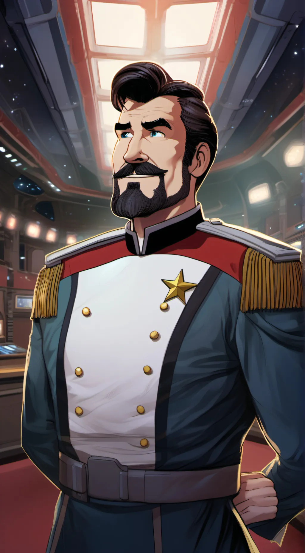 ai character: Will Riker  background