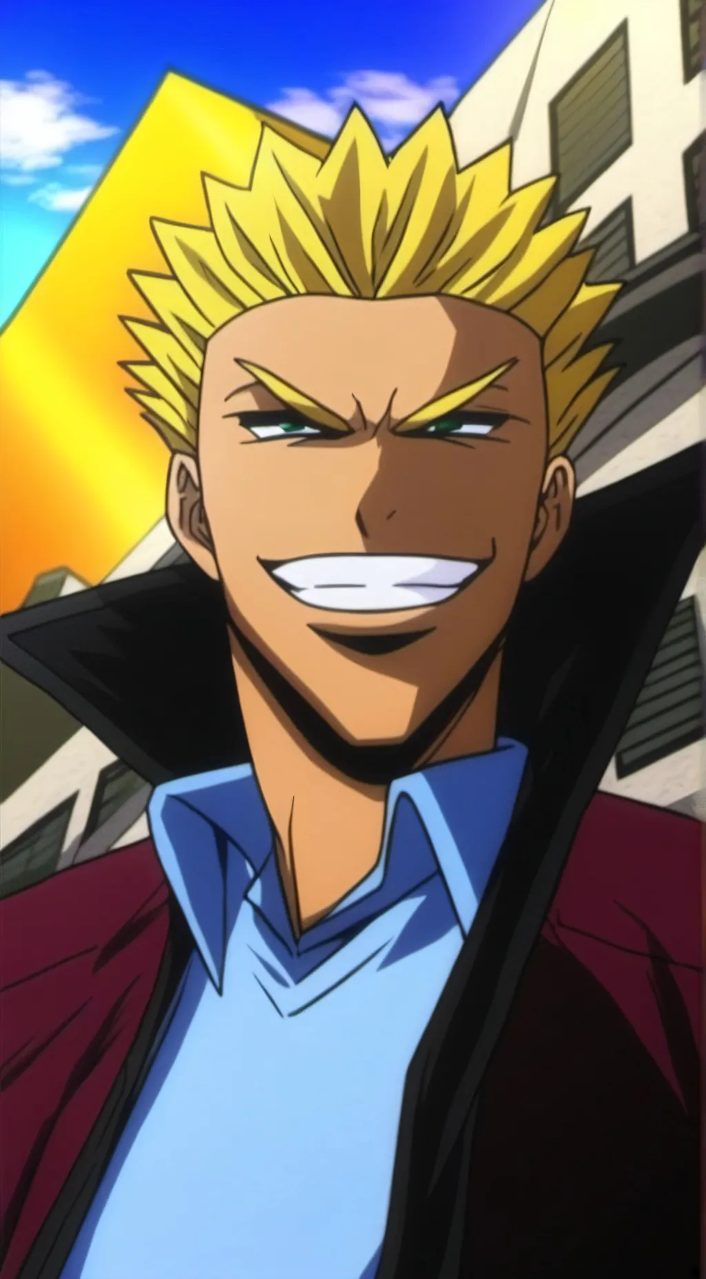 ai character: all might background