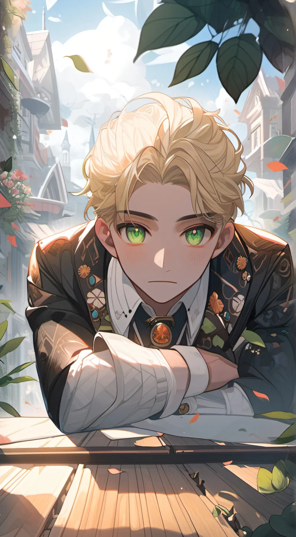 ai character: Omega Draco Malfoy background