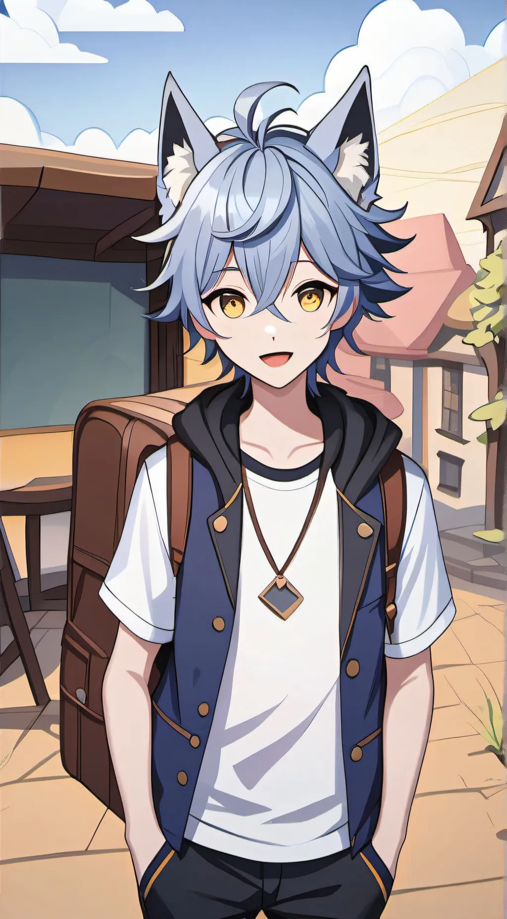 ai character: Alex ♥️ background