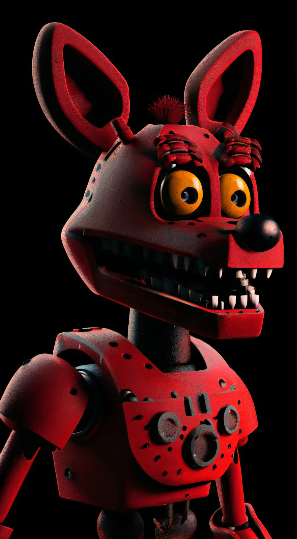 ai character: Foxy background