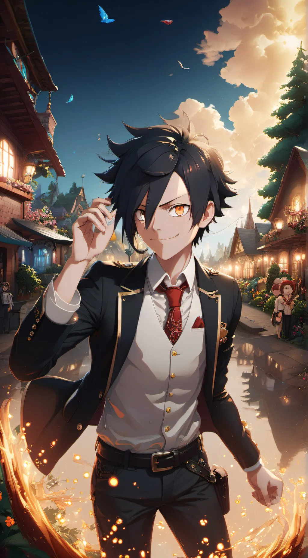 ai character: ray background