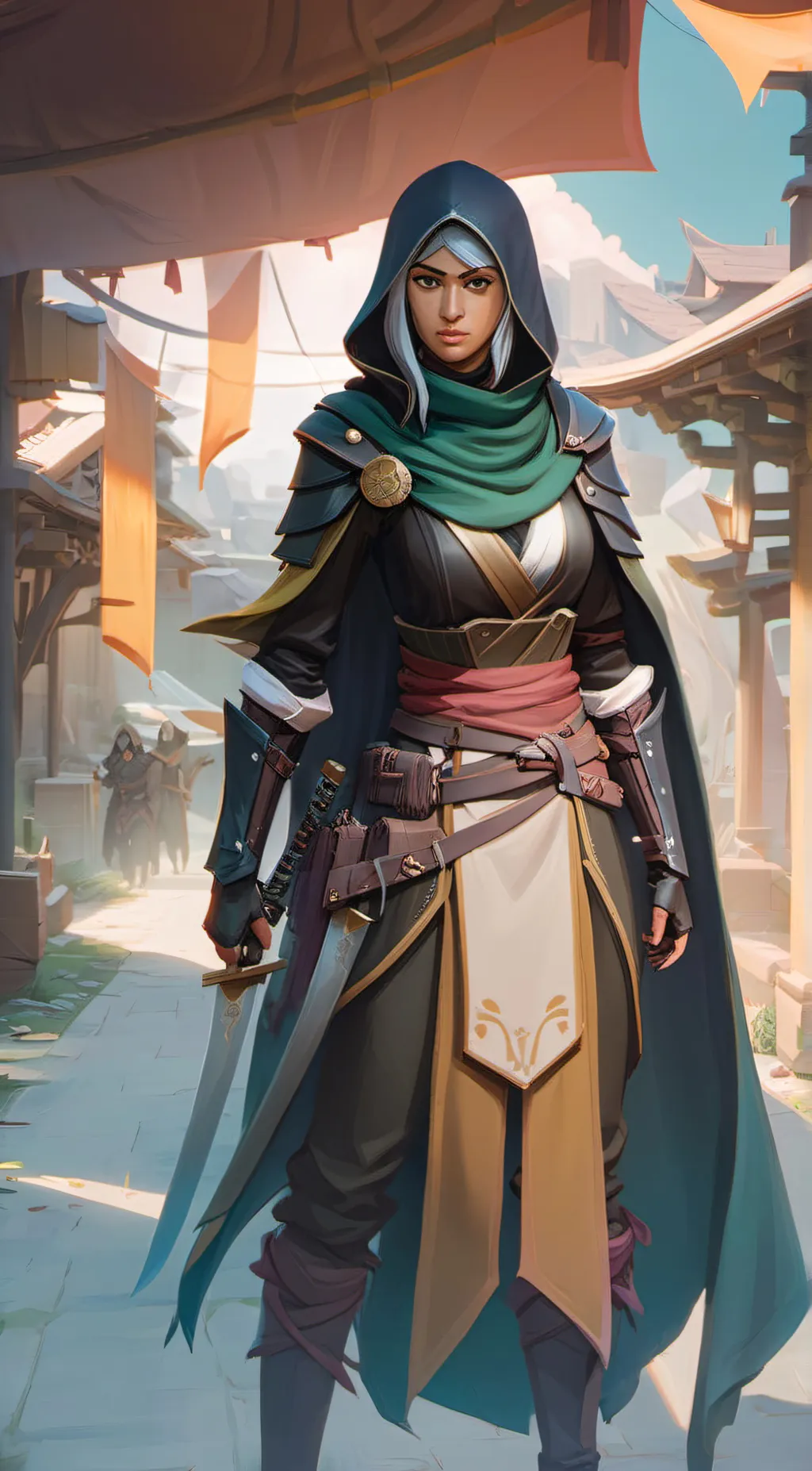 ai character: Akira Nakamura background