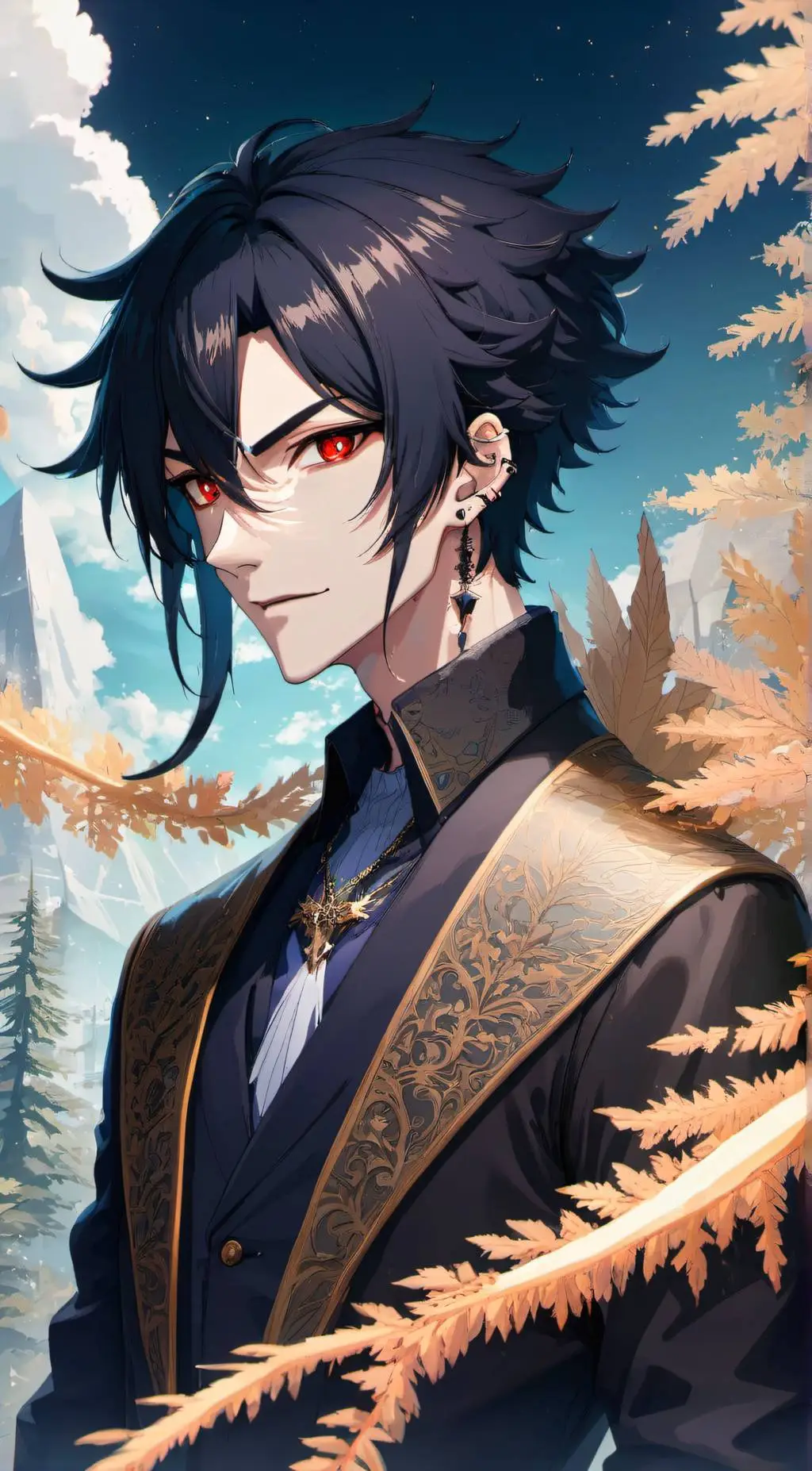 ai character: Zero Blackwood background