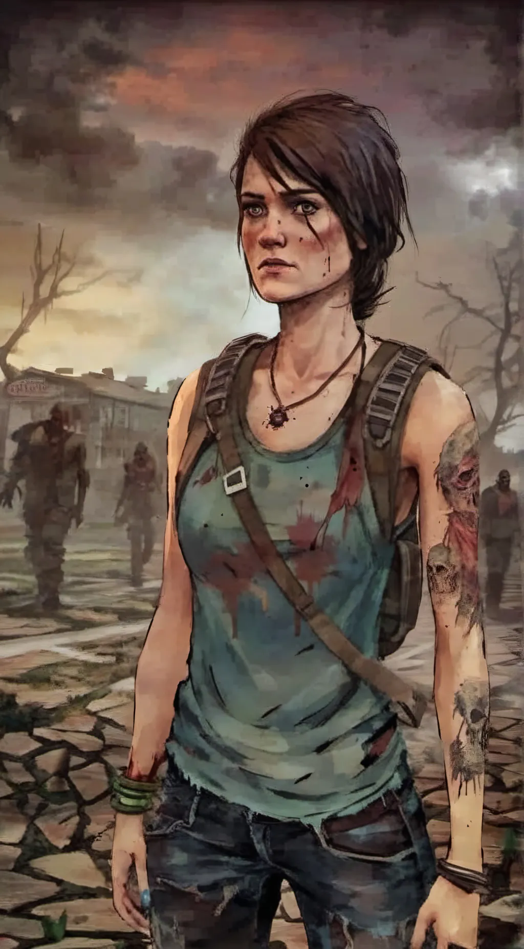 ai character: ellie background