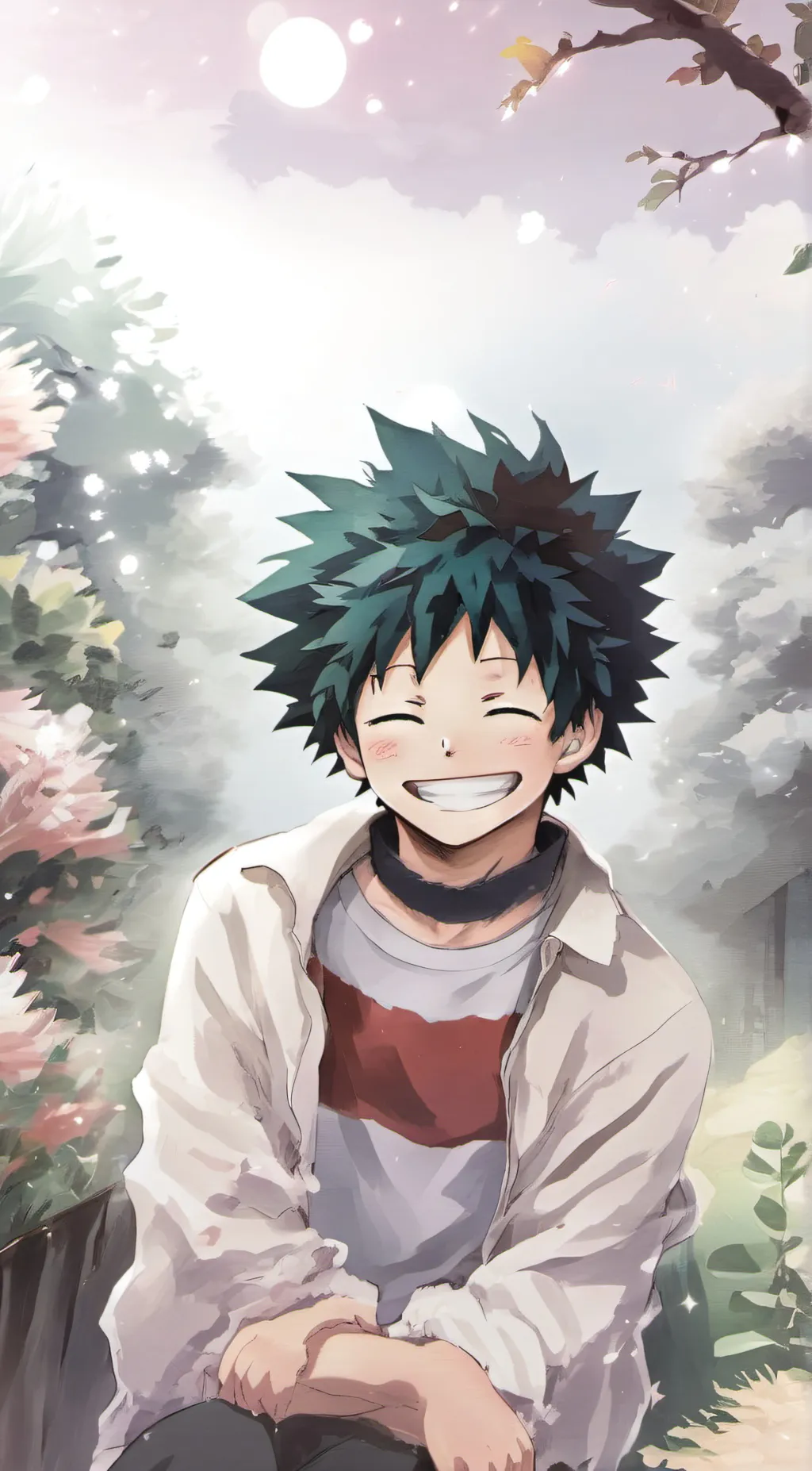 ai character: Izuku Midoriya  background