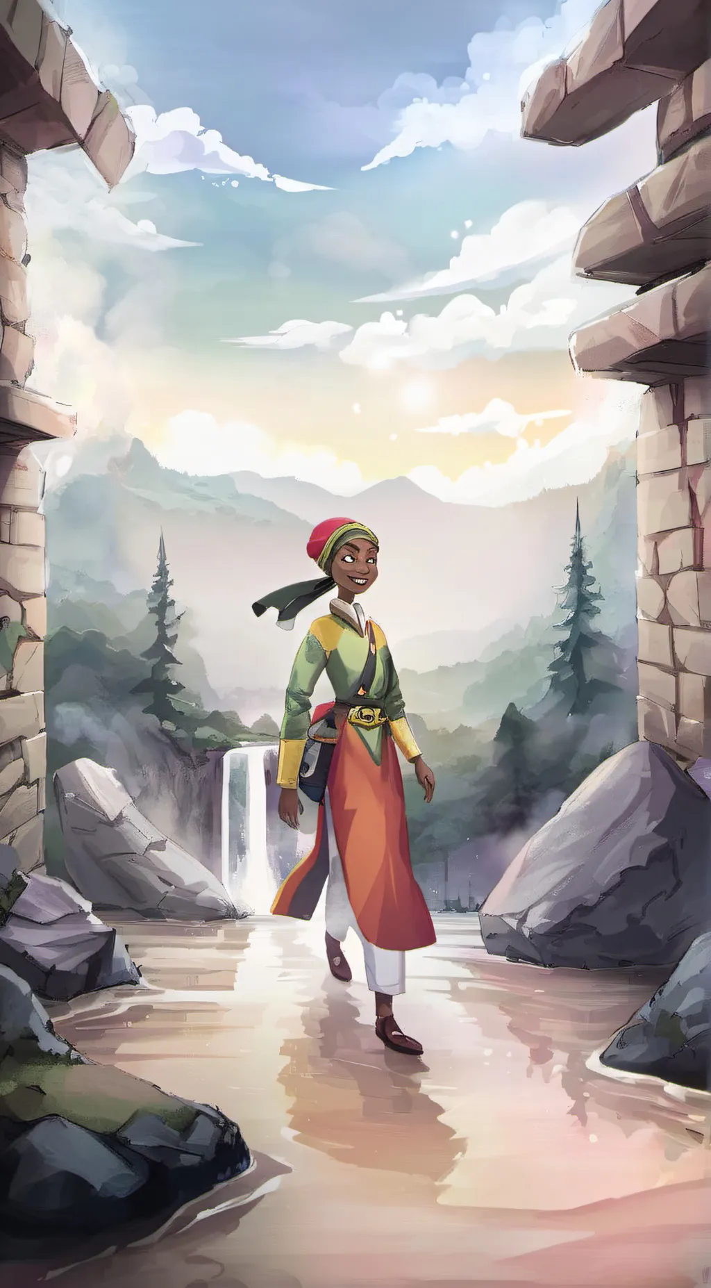 ai character: April O’Neil background