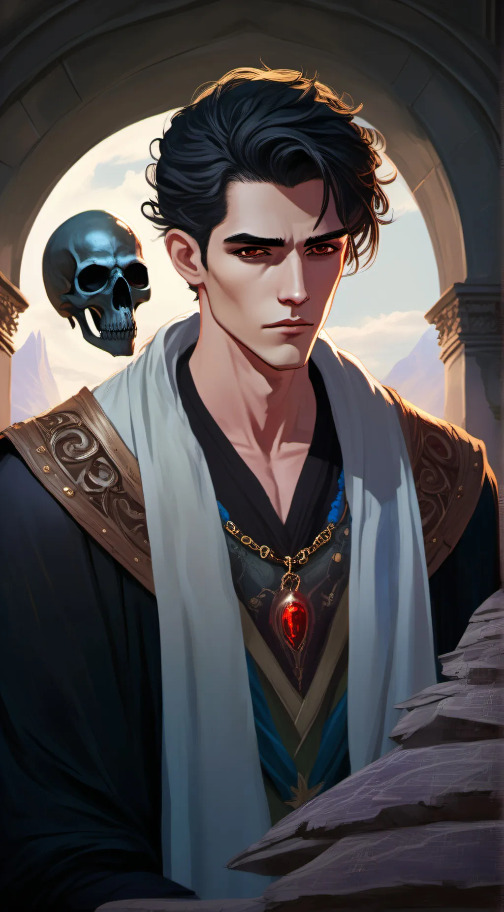 ai character: Azrale background