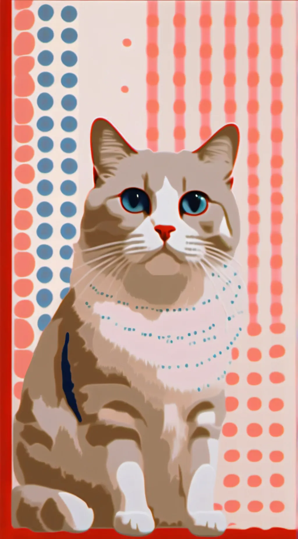 ai character: meaw background