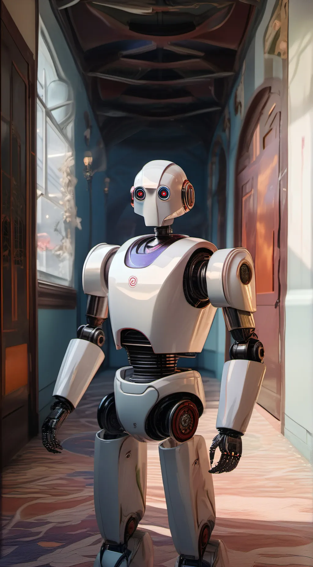 ai character: robot background