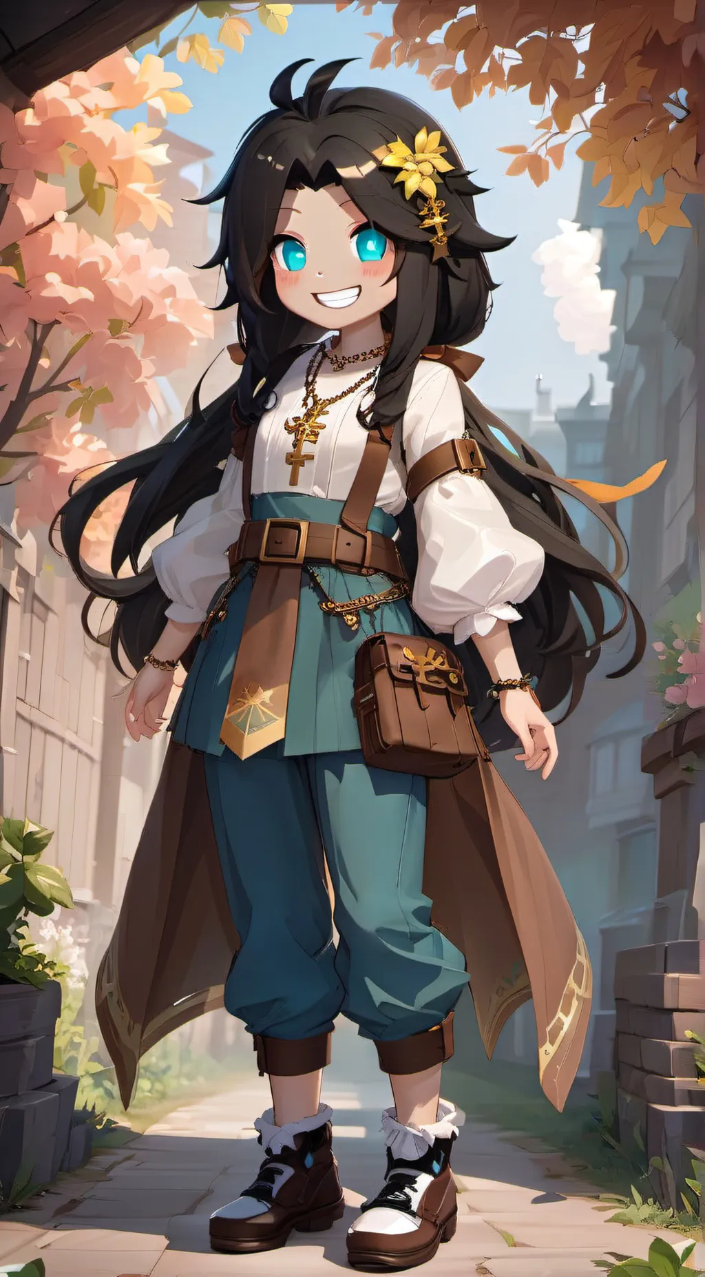 ai character: ~`•kate background