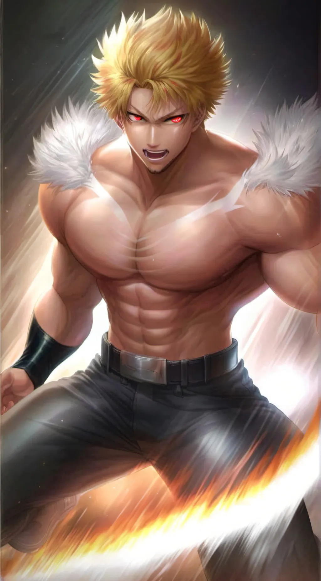 ai character: Bakugo kasukei background
