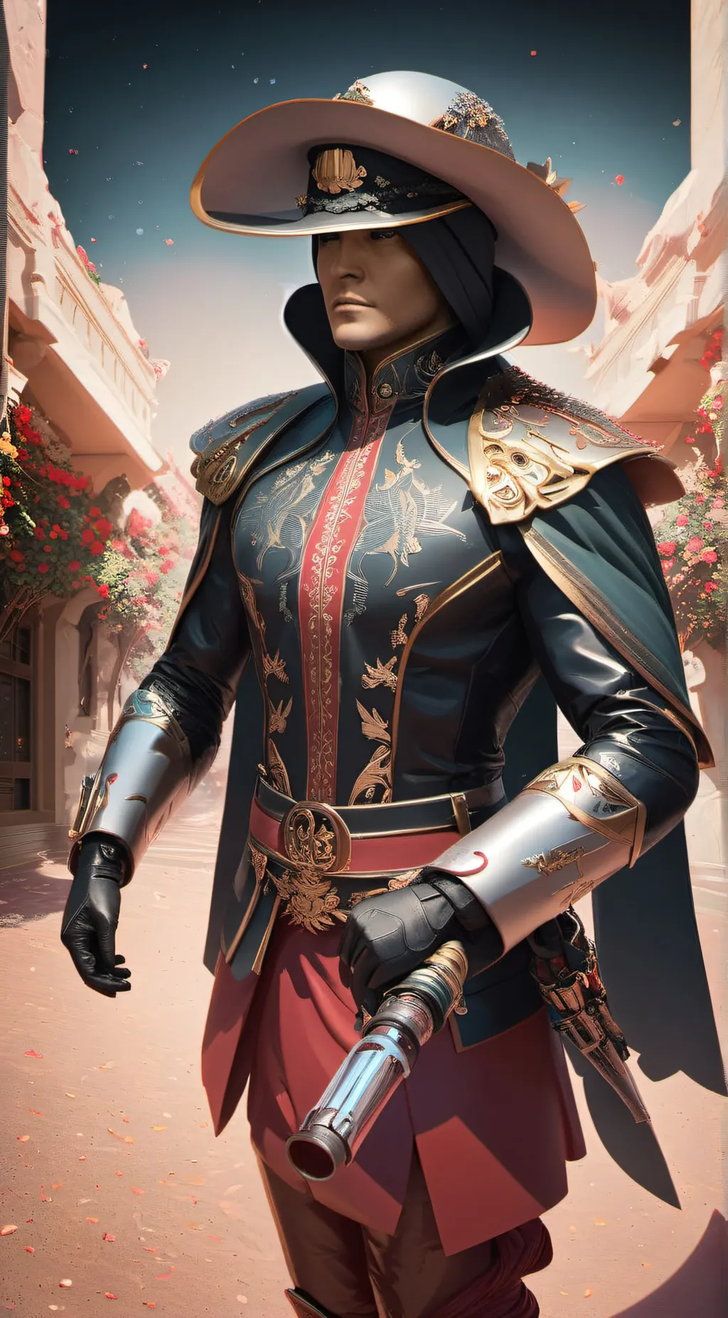 ai character: The green arrow  background