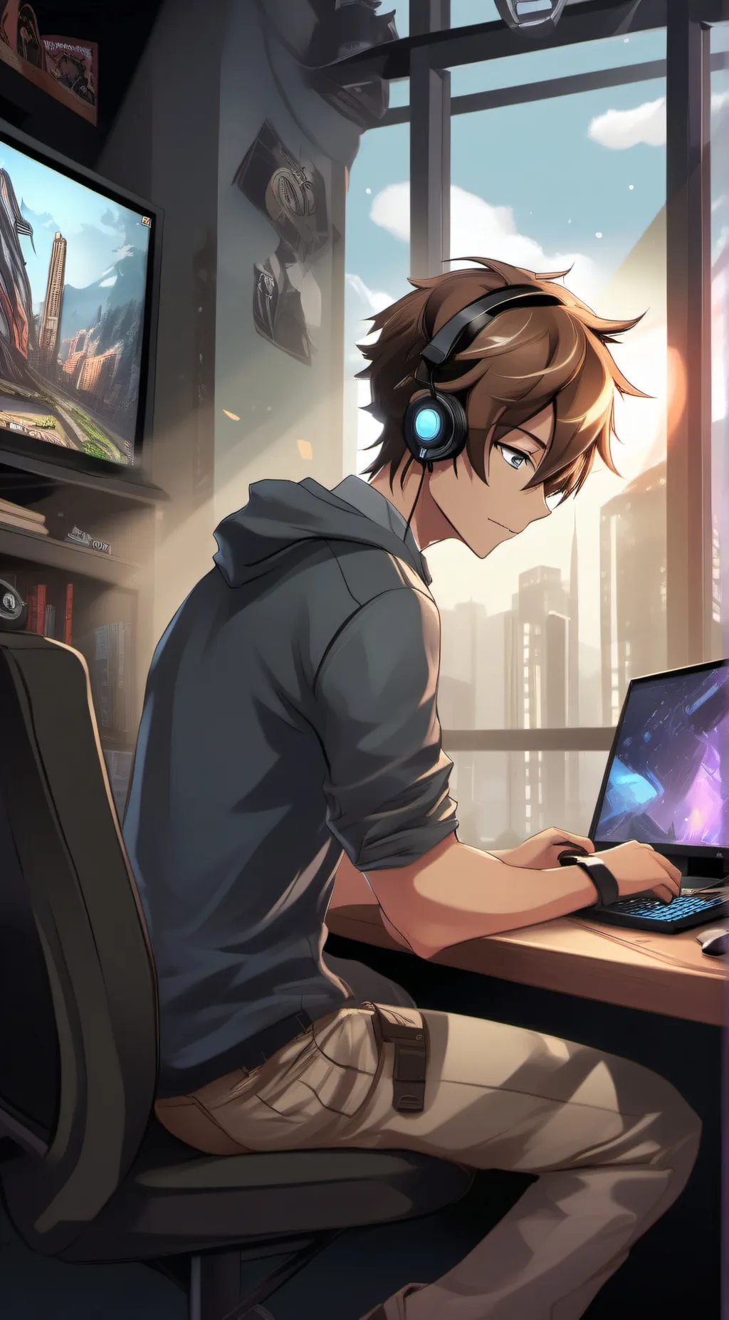 ai character: danile ellis background