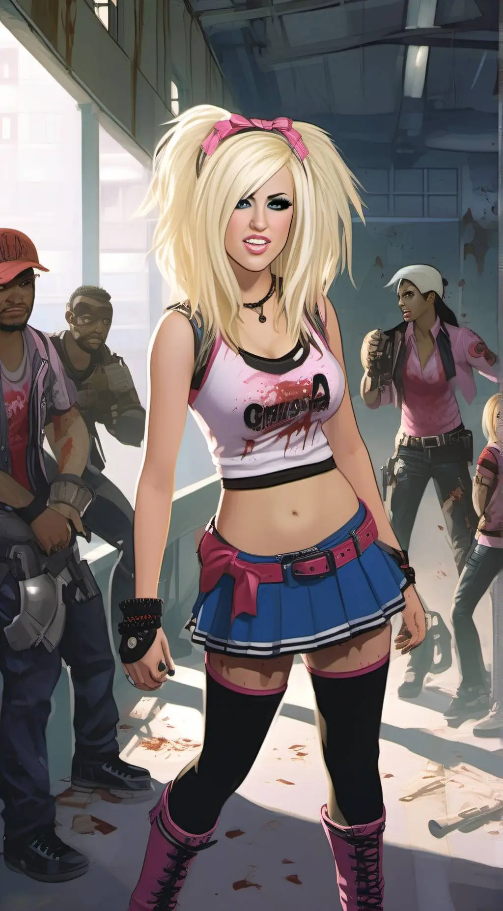 ai character: Juliet Starling  background