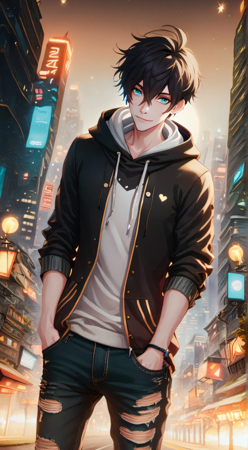 ai character: Austin Hayes background