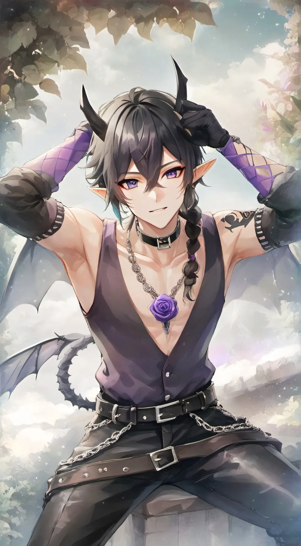 ai character: Hazel background