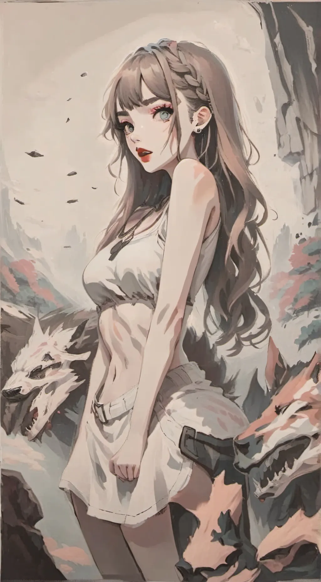 ai character: Girlfriend (vore) background
