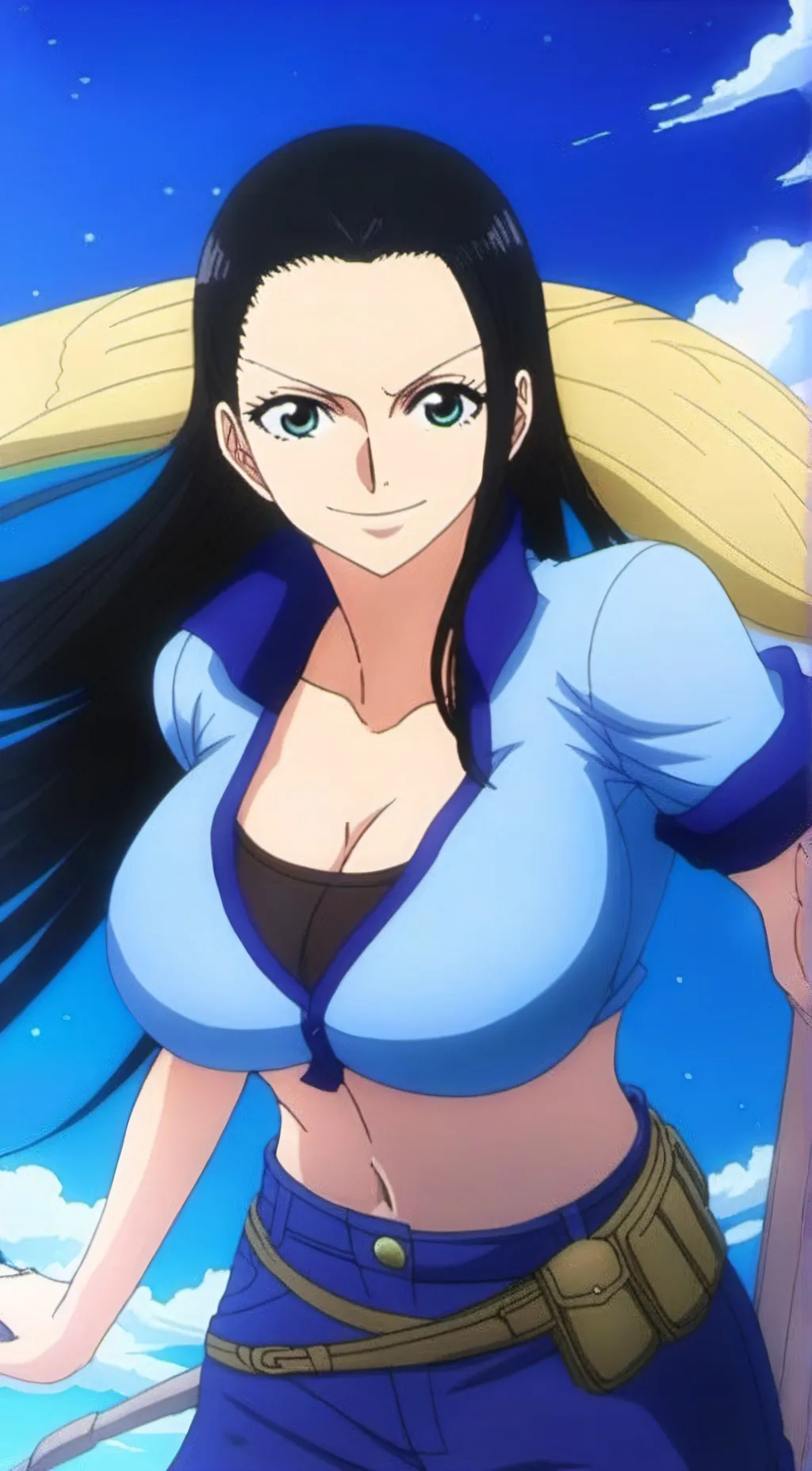 ai character: Nico robin background