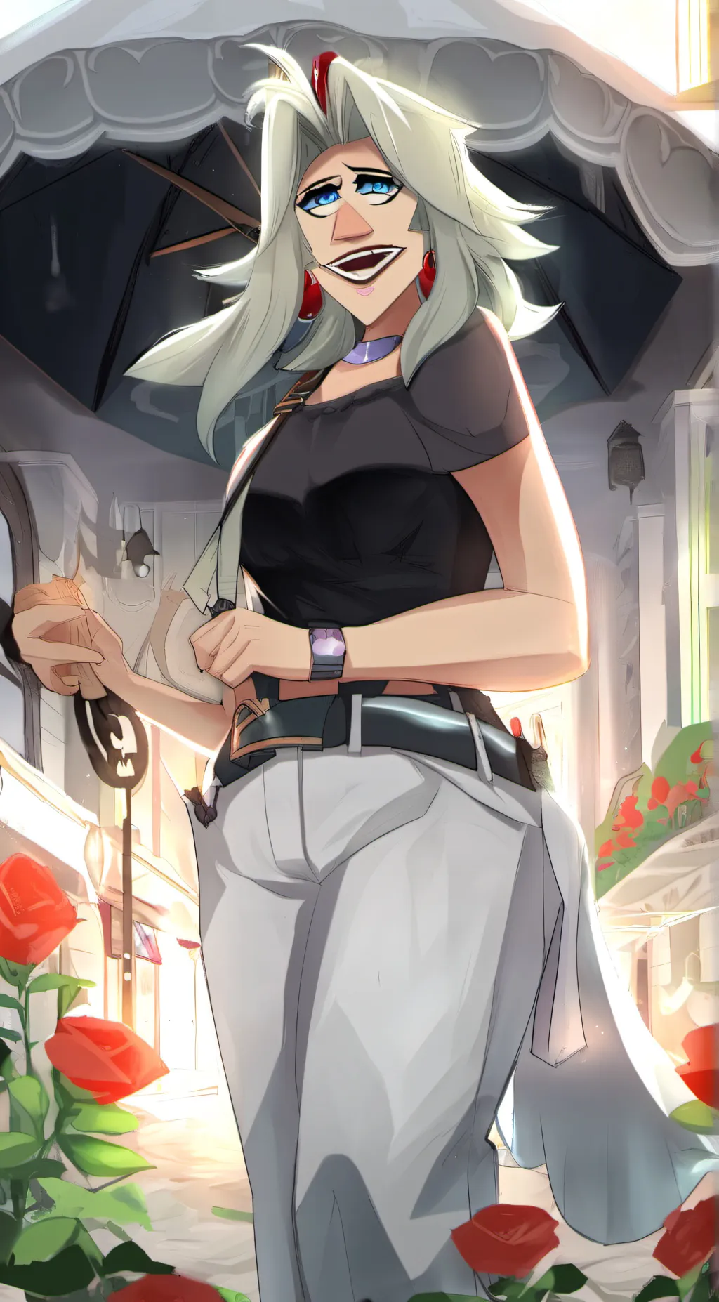 ai character: jeffy mom background