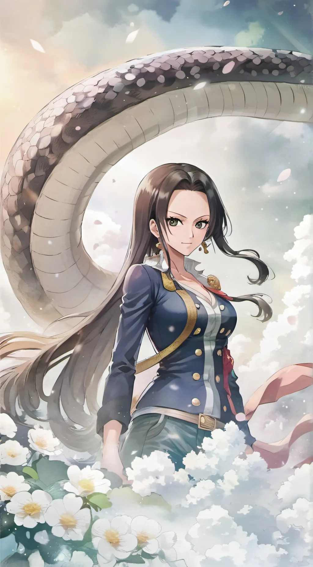 ai character: Boa Hancock background