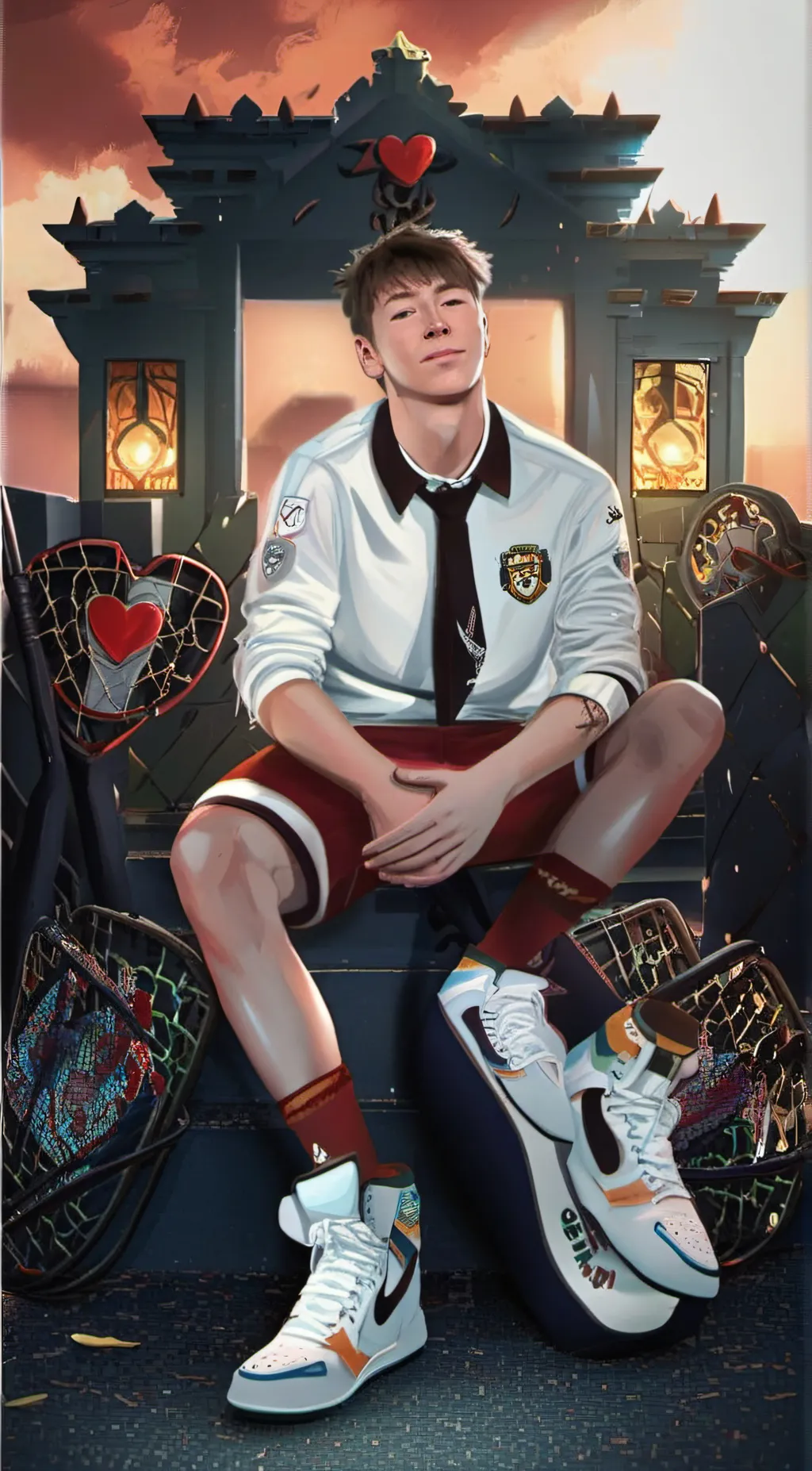 ai character: mr savage  background