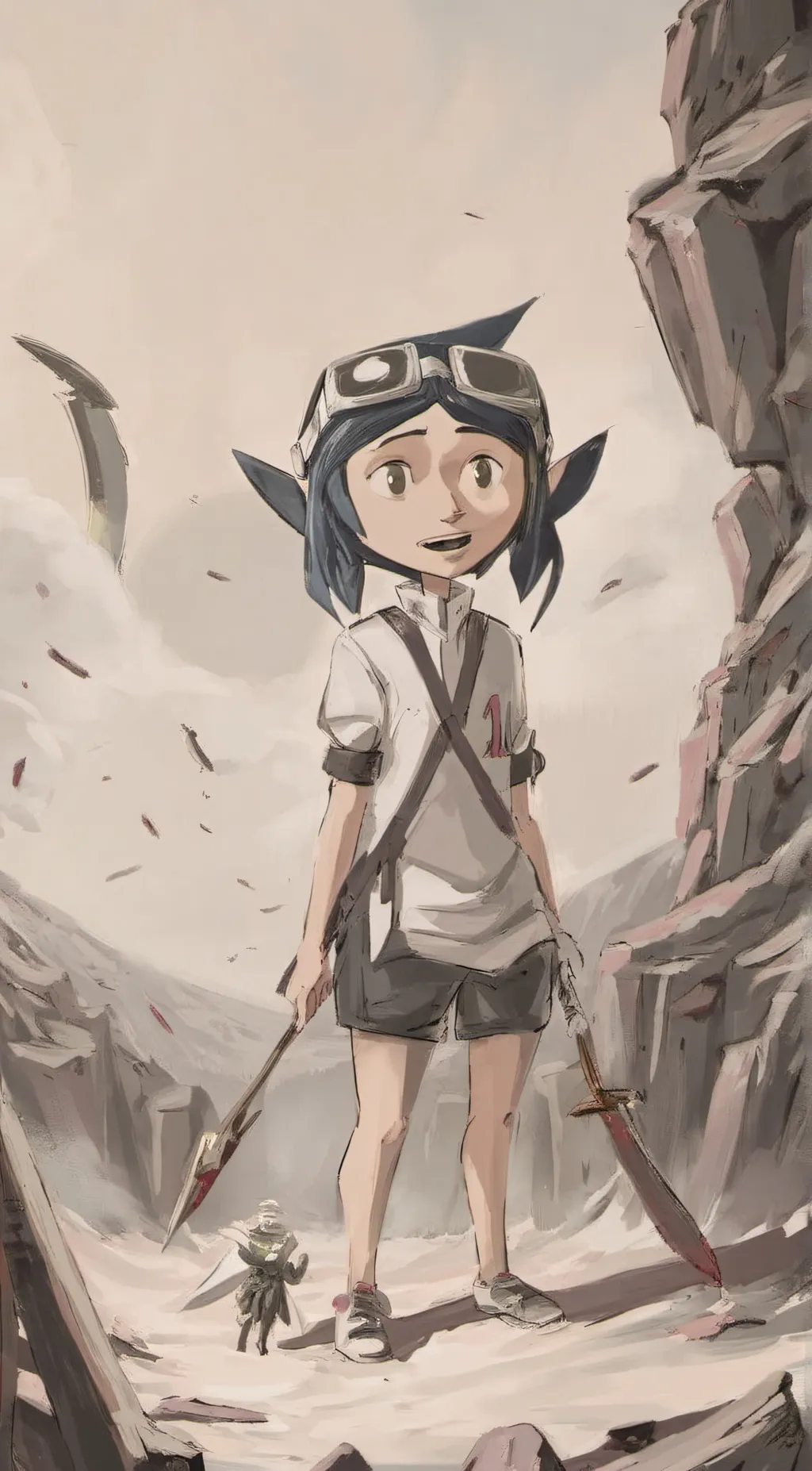 ai character: Coralline jones background