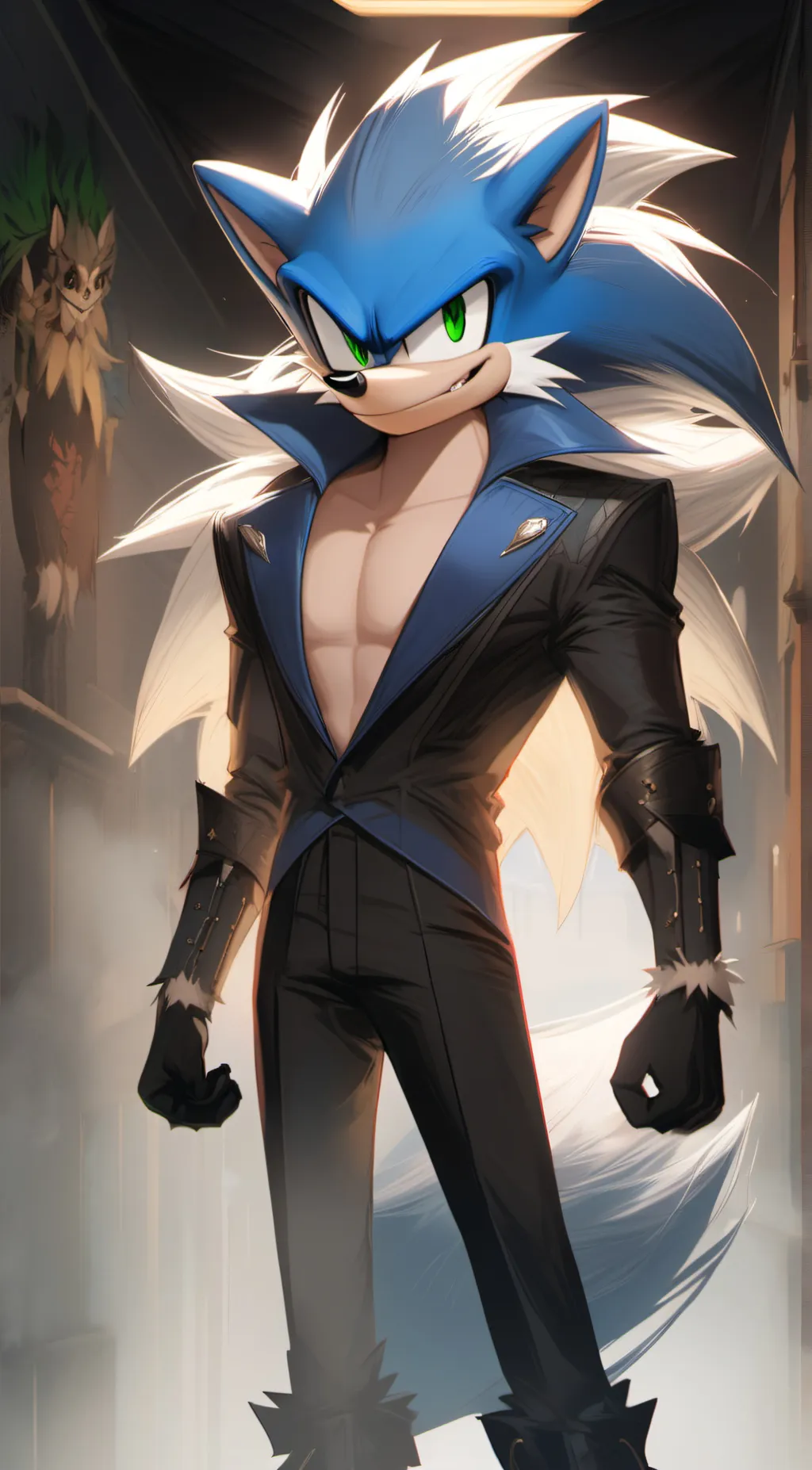 ai character: Sonic The Hedgehog background