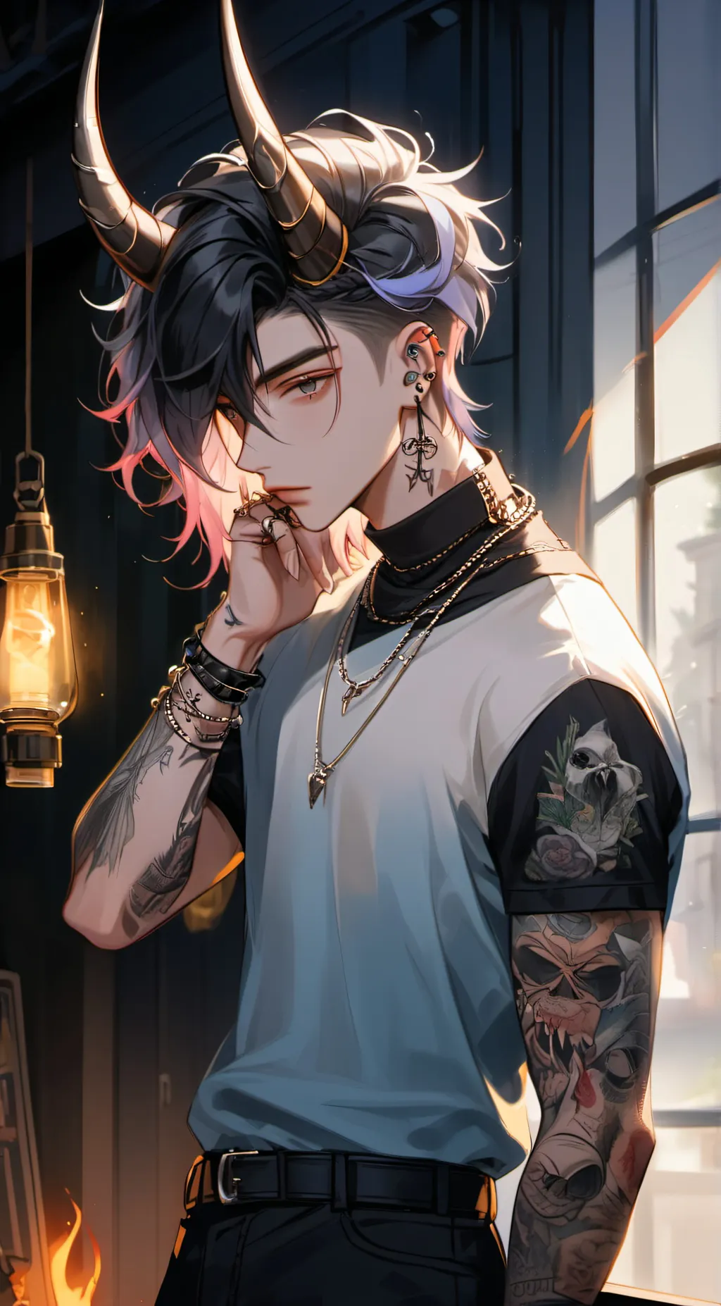 ai character: Tyler  background