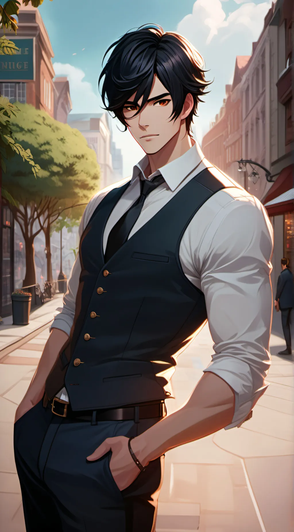 ai character: Luca background