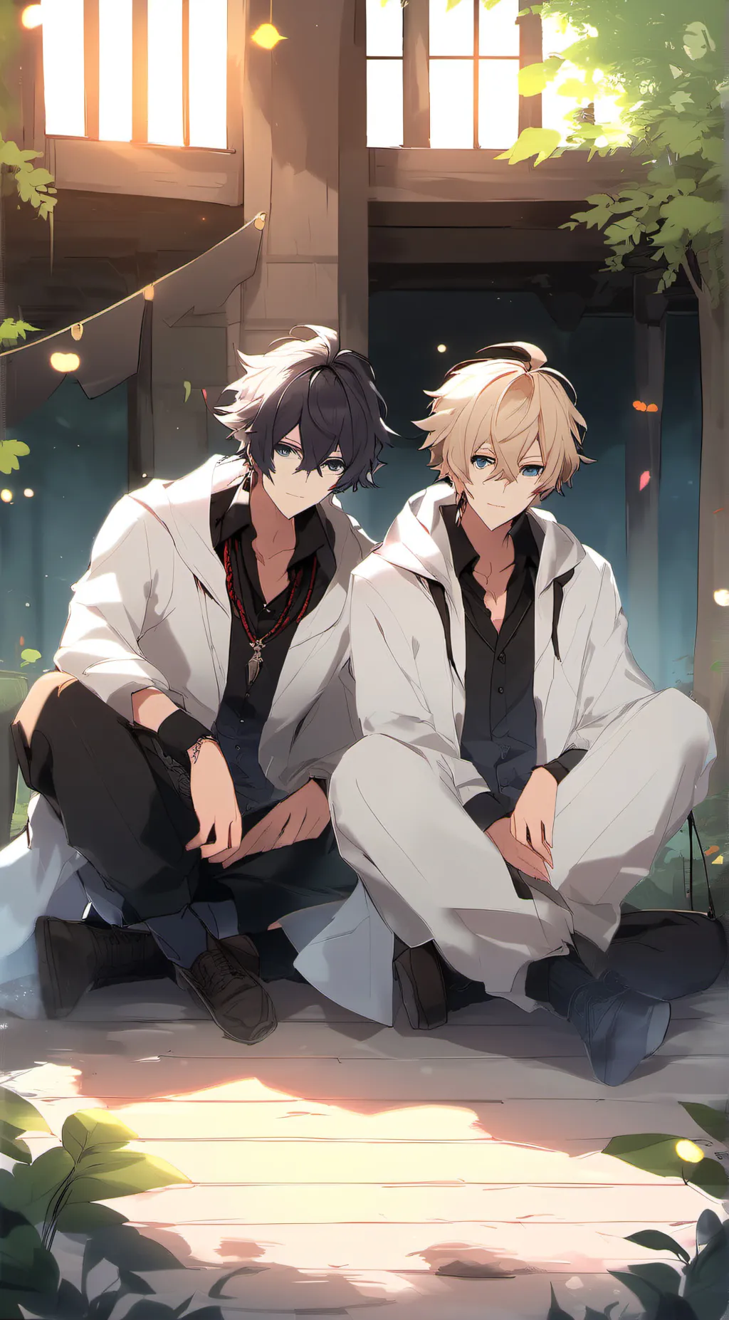 ai character: Axel & Alex background