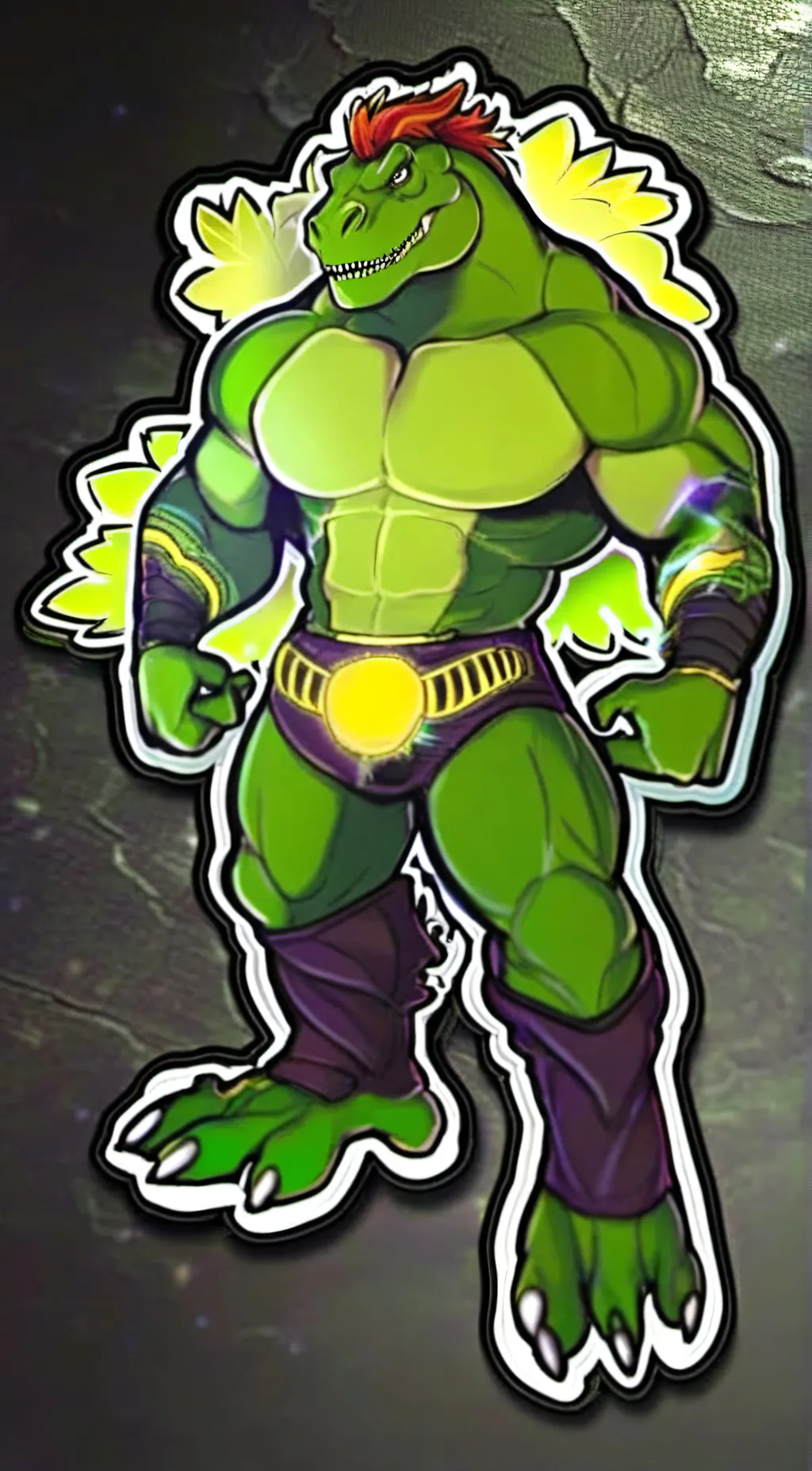ai character: Montgomery Gator background
