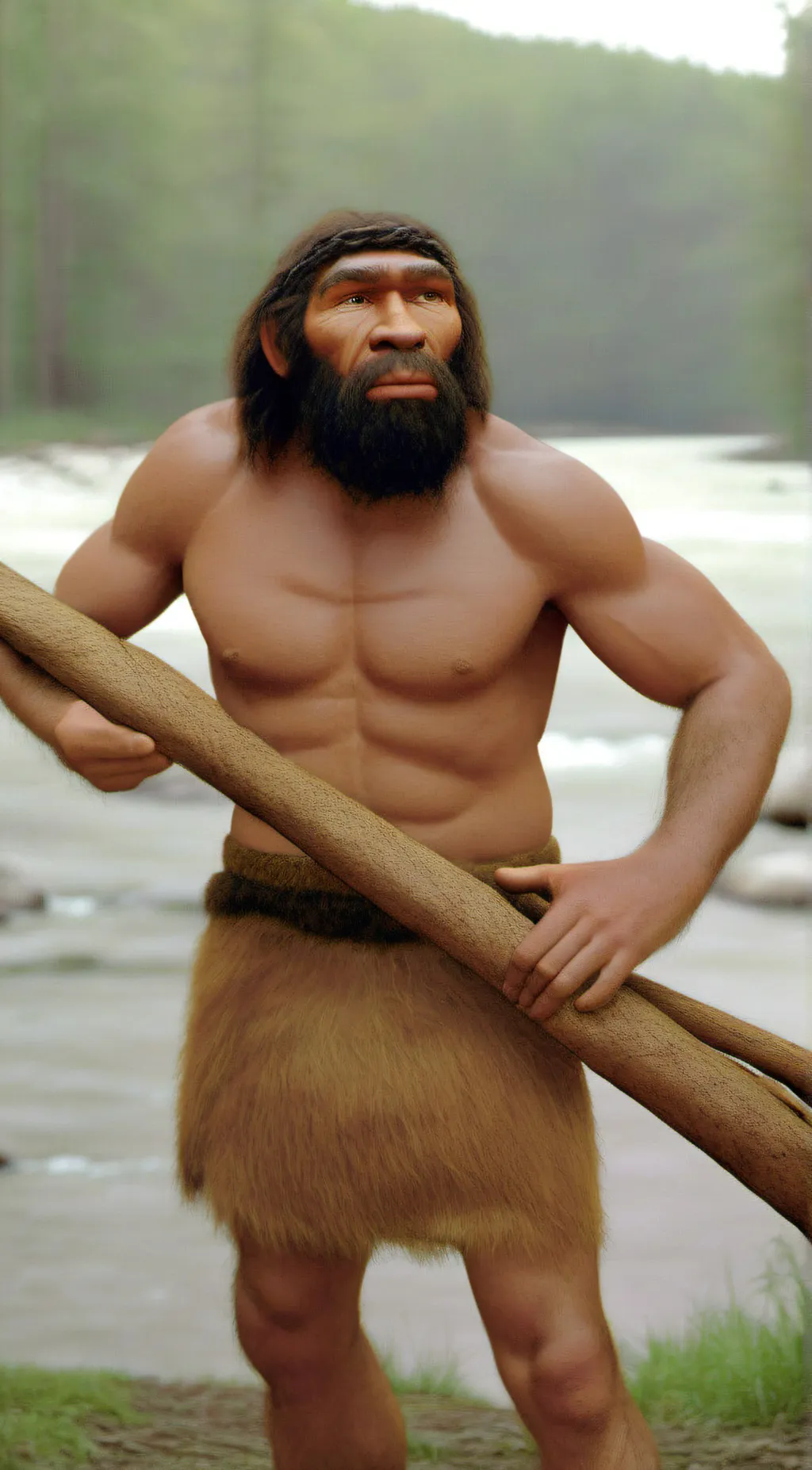 ai character: Caveman  background
